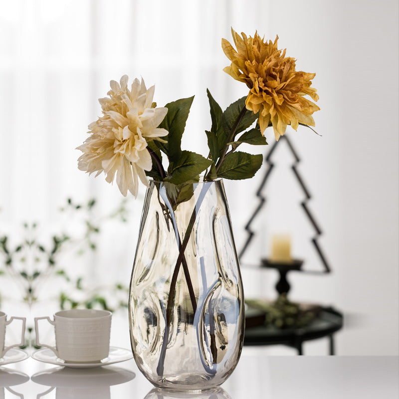 Creative Simple Glazed Glass Vase