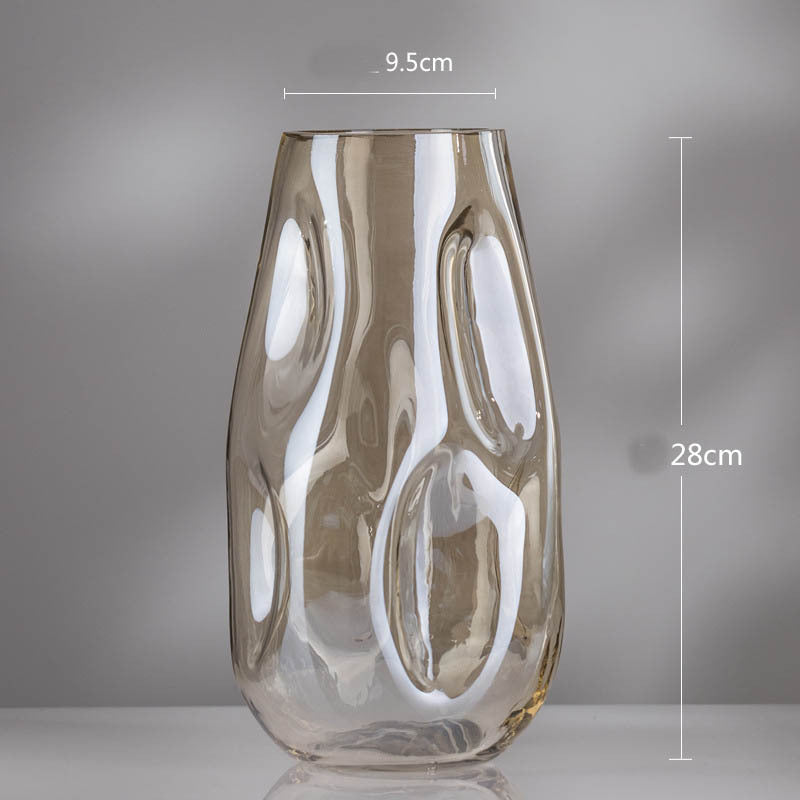 Creative Simple Glazed Glass Vase