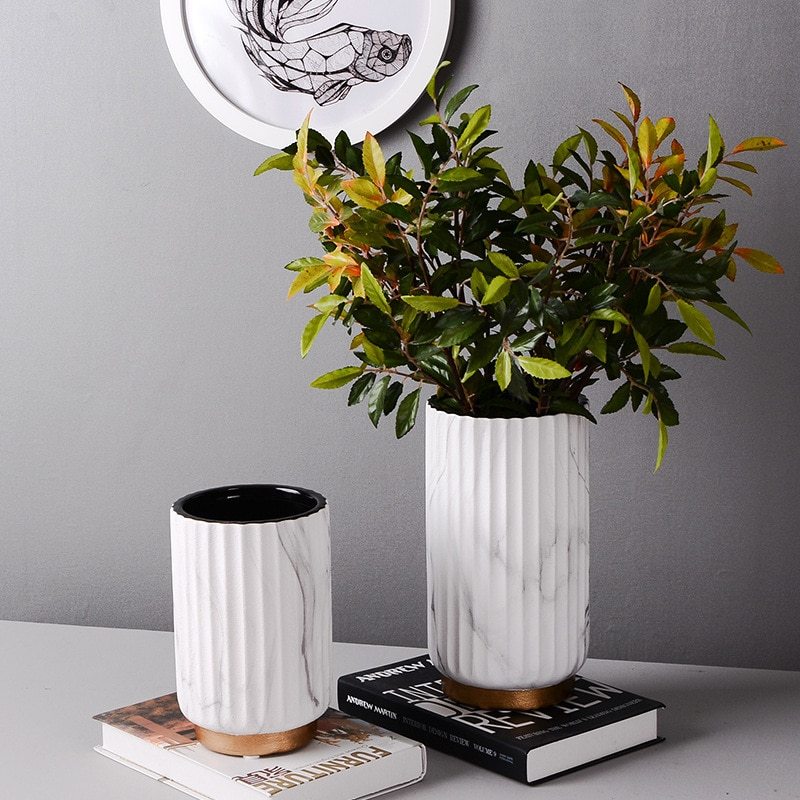 Modern Minimalist White Vase