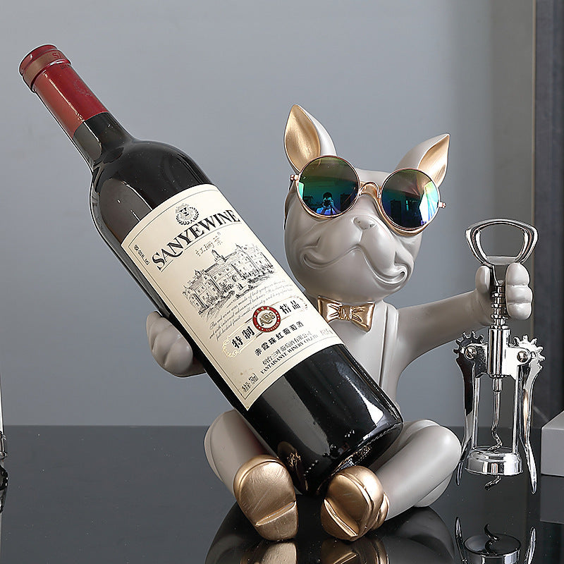 Rex Dog Wine Holder