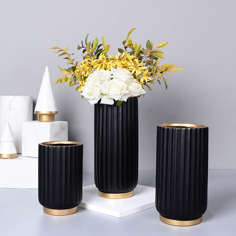 Black Modern Vase Decoration