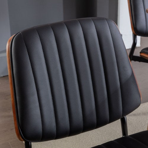 Set Of Two Black Office Chairs