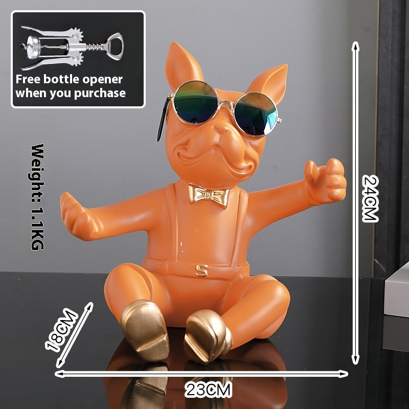 Rex Dog Wine Holder