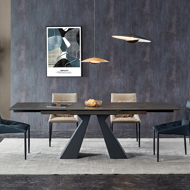 Retractable Slate Boardroom Table