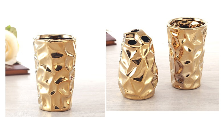 Creative Golden Bathroom Set