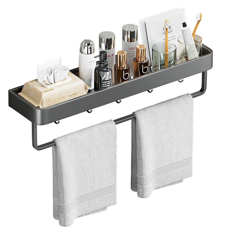 Bathroom Organiser Rack With Towel Holder