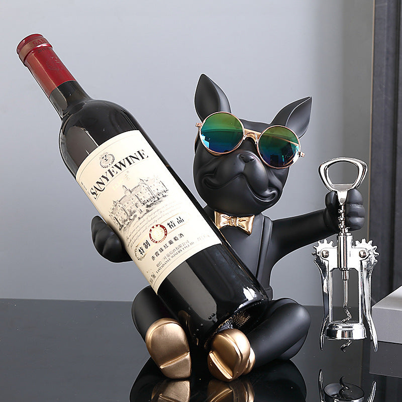 Rex Dog Wine Holder