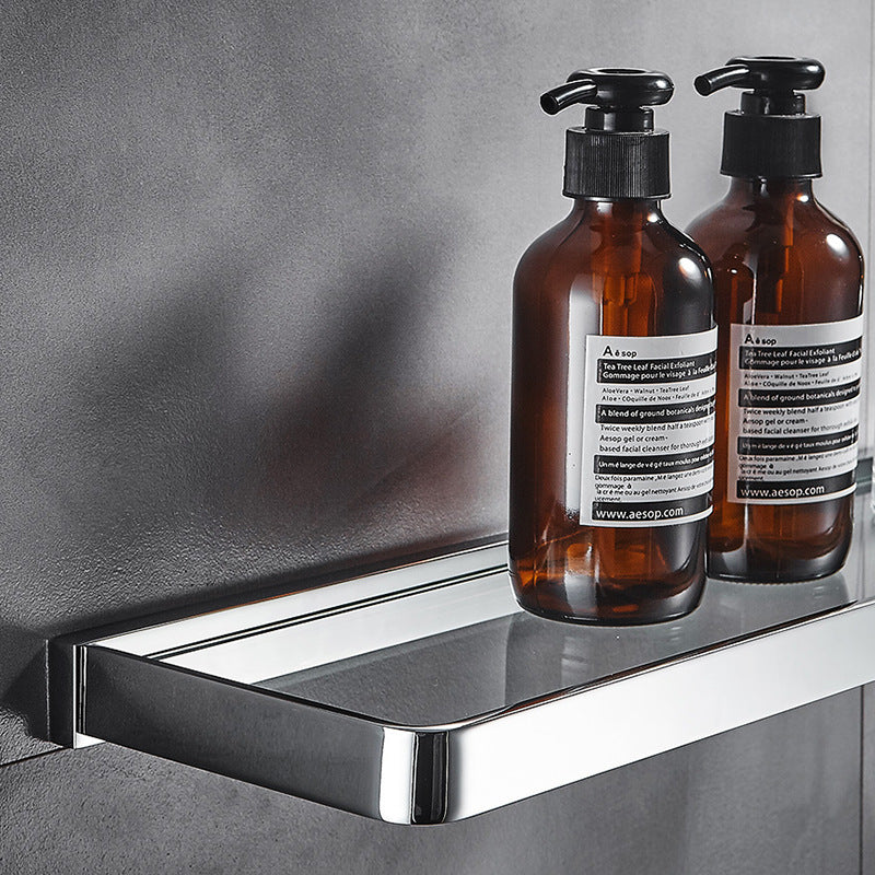 Bathroom Glass Organiser Rack