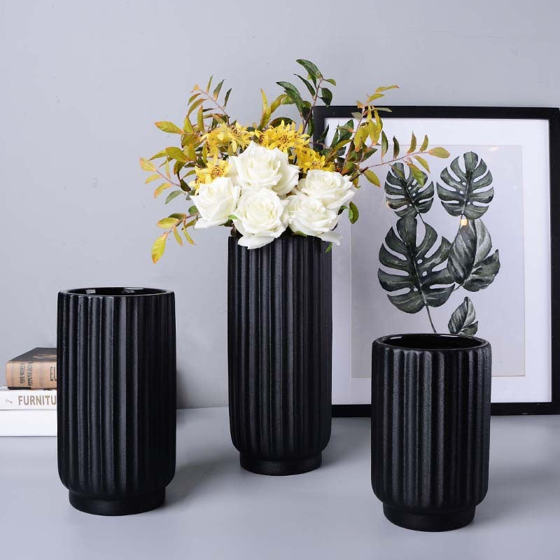 Black Modern Vase Decoration