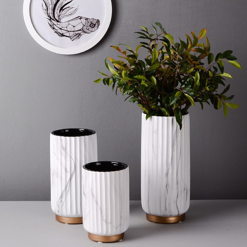 Modern Minimalist White Vase