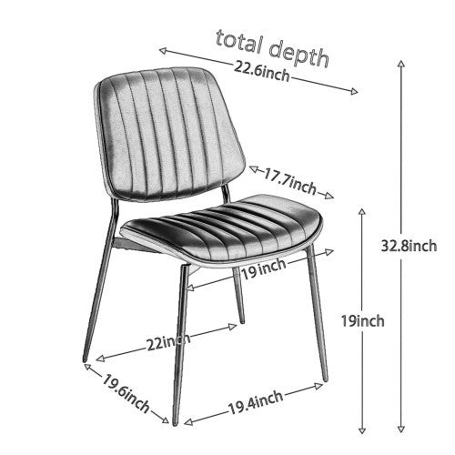 Set Of Two Black Office Chairs
