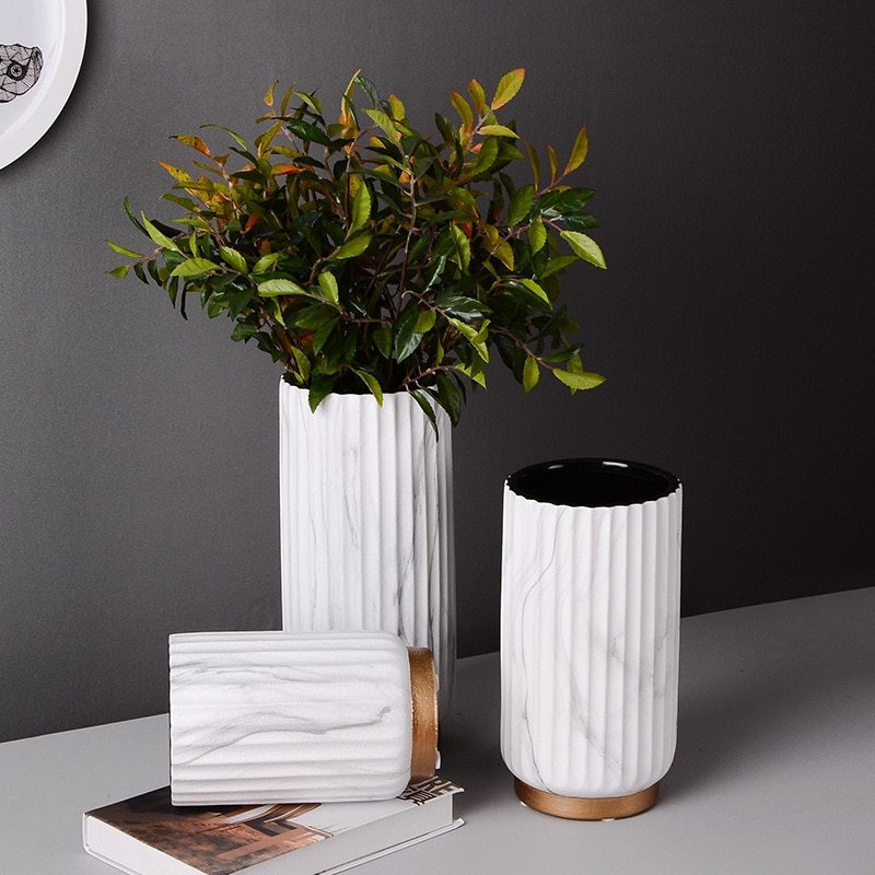 Modern Minimalist White Vase