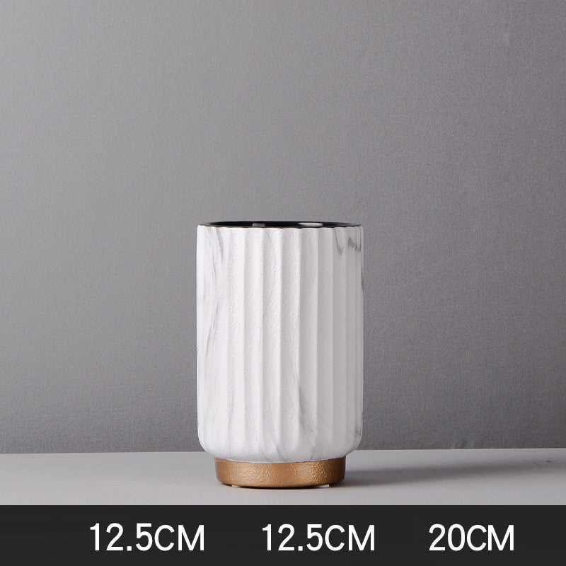 Modern Minimalist White Vase
