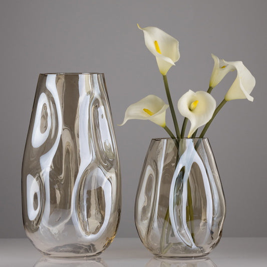 Creative Simple Glazed Glass Vase