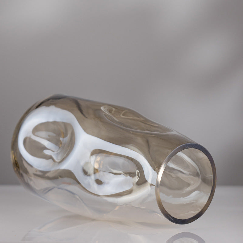 Creative Simple Glazed Glass Vase