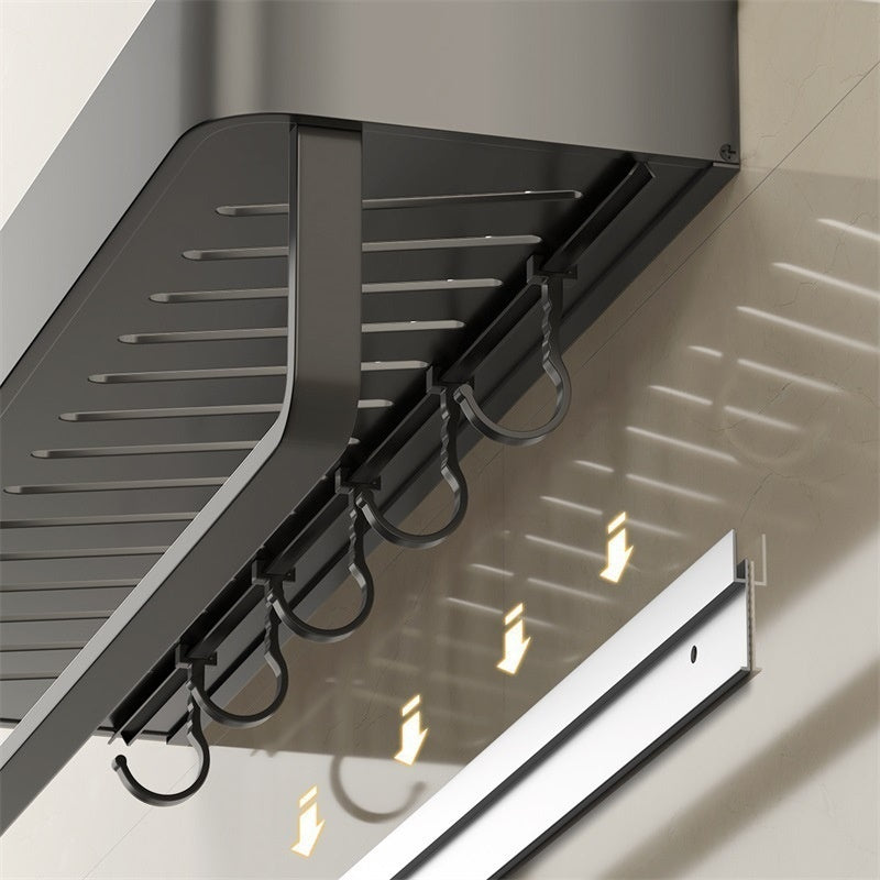Bathroom Organiser Rack With Towel Holder