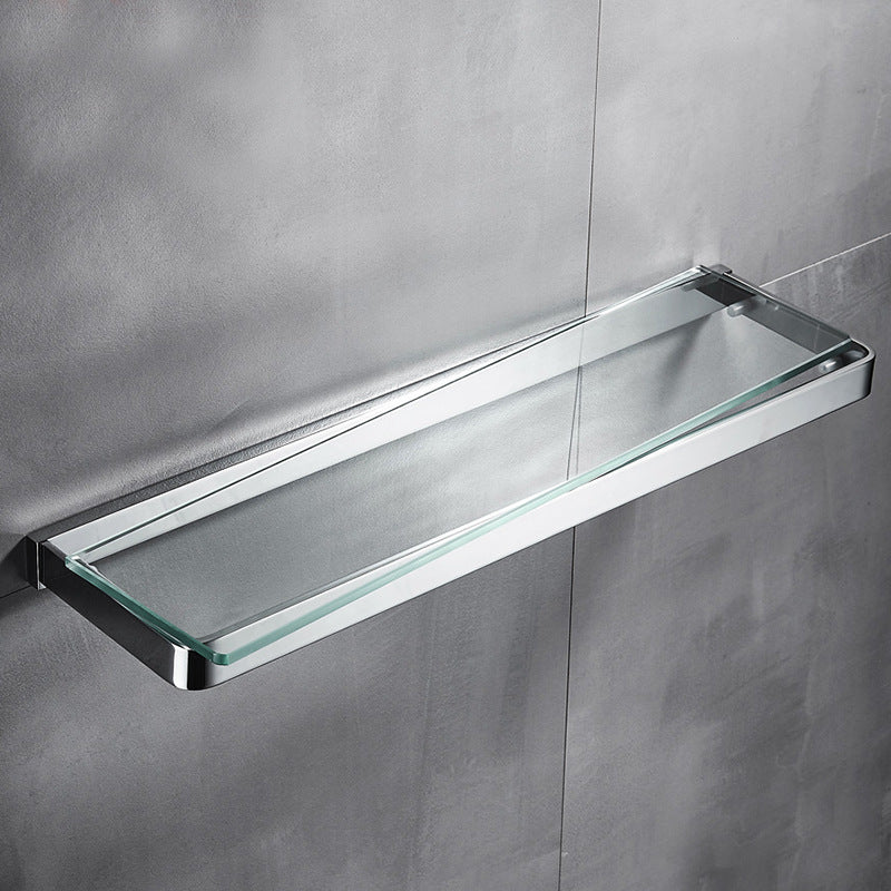 Bathroom Glass Organiser Rack