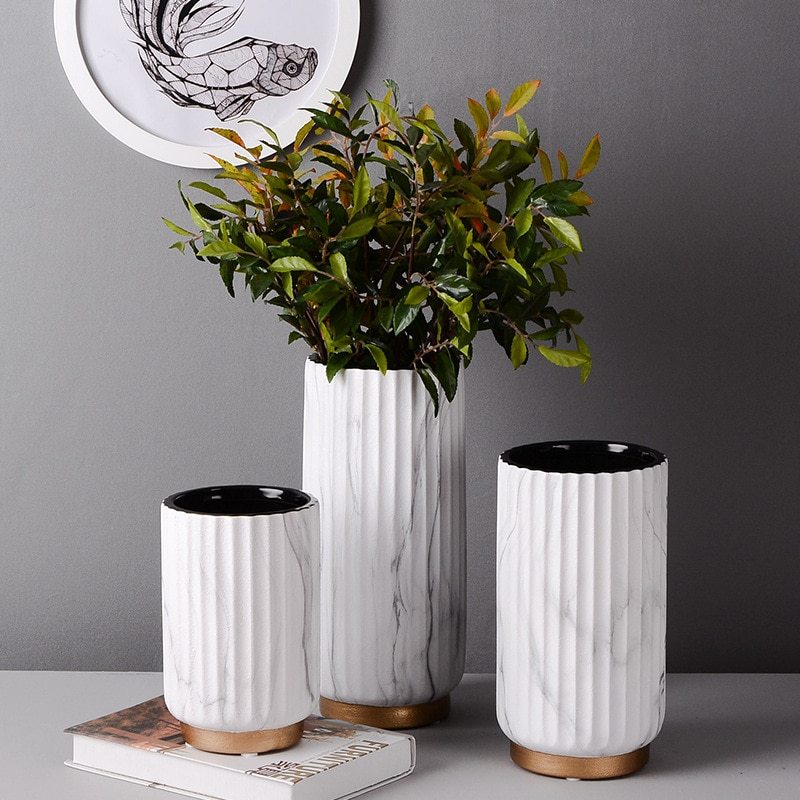 Modern Minimalist White Vase