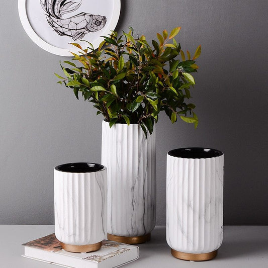 Modern Minimalist White Vase