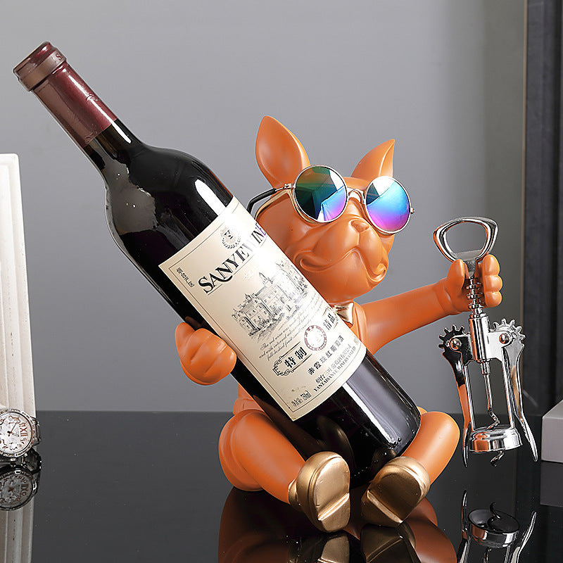 Rex Dog Wine Holder