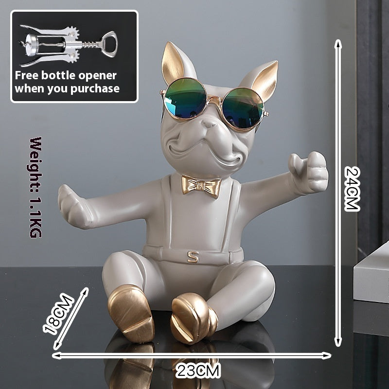 Rex Dog Wine Holder