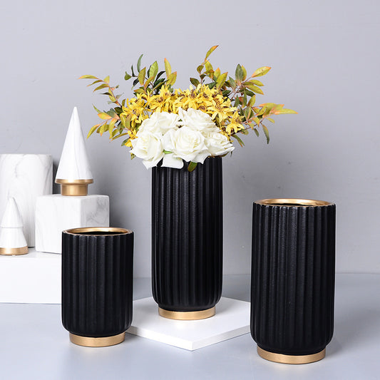 Black Modern Vase Decoration