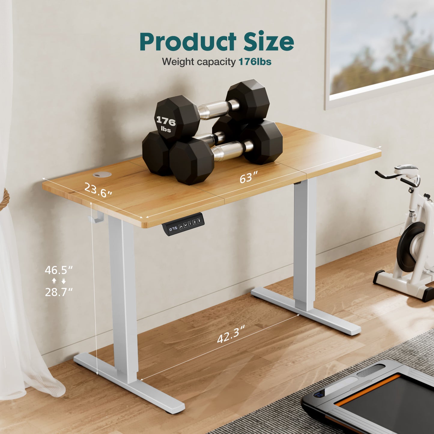 Adjustable Height Office Desk