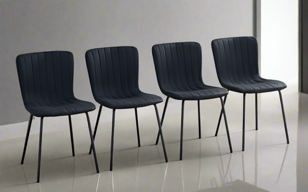 Minimalist Set Of Four Chairs