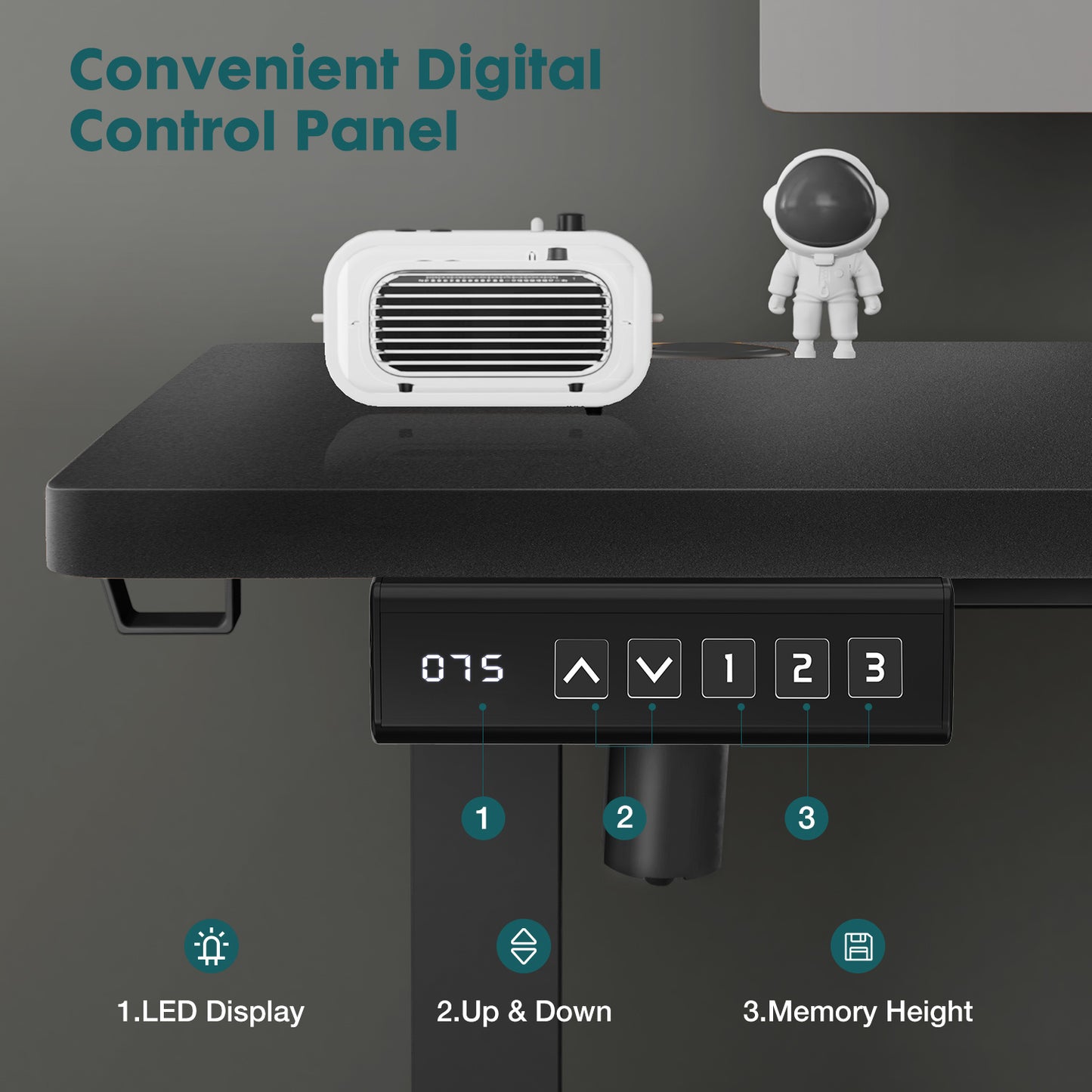Adjustable Height Office Desk
