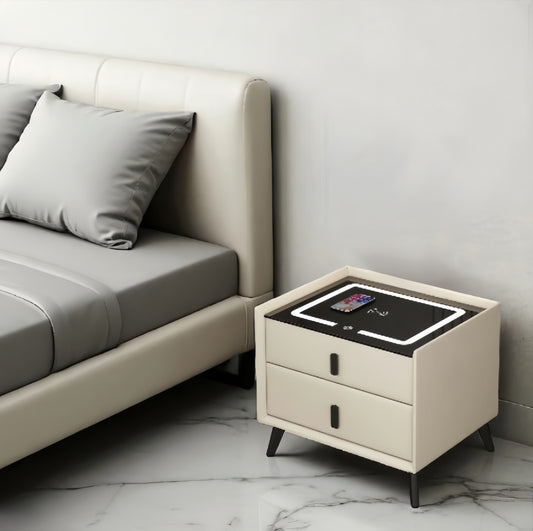 Smart Wireless Charging Bedside Cabinet