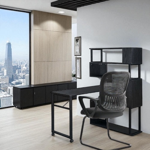 Shelves With L-shaped Corner Desk /Table