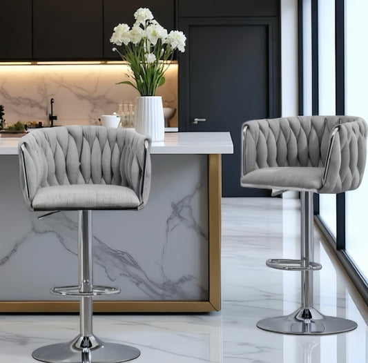 Set Of Two Retro Barstools