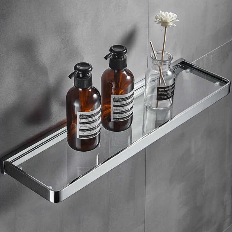Bathroom Glass Organiser Rack