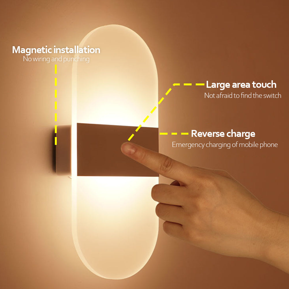 LED Sensing USB Wall Light