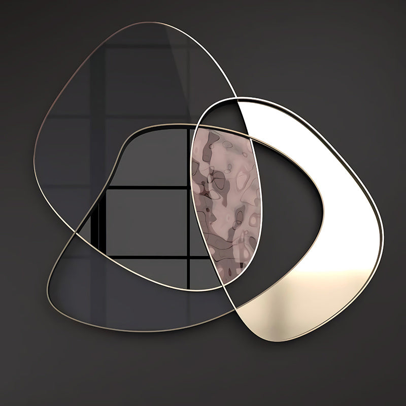 Modern Abstract 3D Metal Wall Art Canvas