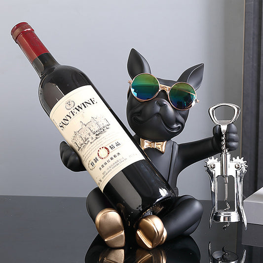 Rex Dog Wine Holder